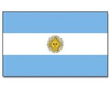 Argentinien Stockflagge 30*45 cm