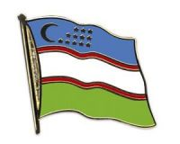 Usbekistan Flaggenpin ca. 20 mm