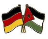 Deutschland - Jordanien  Freundschaftspin ca. 22 mm