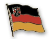 Rheinland-Pfalz  Flaggenpin ca. 20 mm
