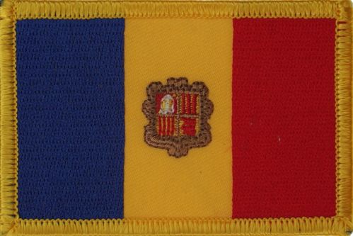 Andorra Flaggenaufnäher