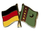 Deutschland - Turkmenistan  Freundschaftspin ca. 22 mm