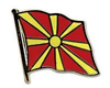 Mazedonien  Flaggenpin ca. 20 mm