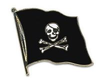 Pirat mit Knochen  Flaggenpin ca. 20 mm