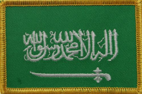 Saudi Arabien  Flaggenaufnäher