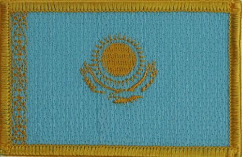Kasachstan  Flaggenaufnäher