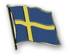 Schweden  Flaggenpin ca. 20 mm