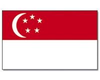 Singapur  Flagge 90*150 cm