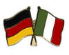 Deutschland - Italien Freundschaftspin ca. 22 mm