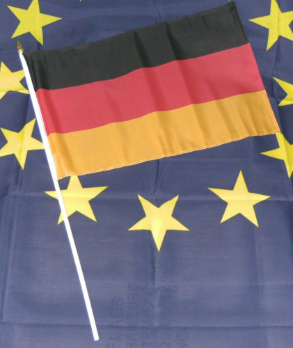 Deutschland Stockflagge 30*45 cm