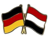 Deutschland - Jemen  Freundschaftspin ca. 22 mm