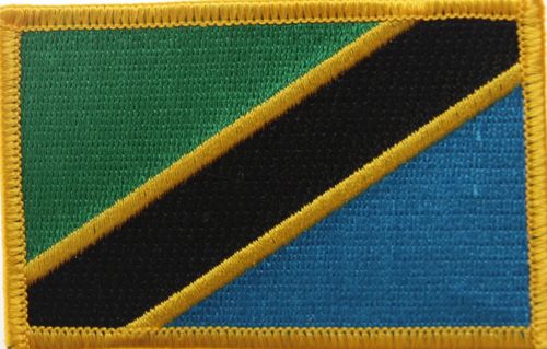 Tansania Flaggenaufnäher