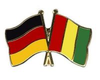 Deutschland - Guinea  Freundschaftspin ca. 22 mm