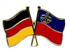 Deutschland - Liechtenstein  Freundschaftspin ca. 22 mm