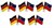 Deutschland - Liechtenstein  Freundschaftspin ca. 22 mm