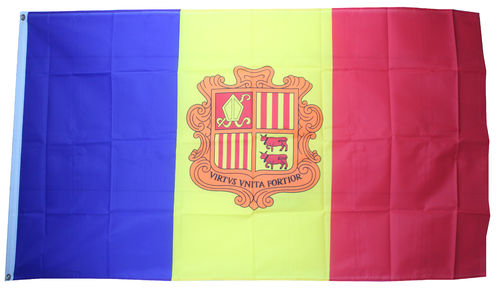Andorra Flagge 90*150 cm