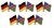 Deutschland - Namibia  Freundschaftspin ca. 22 mm