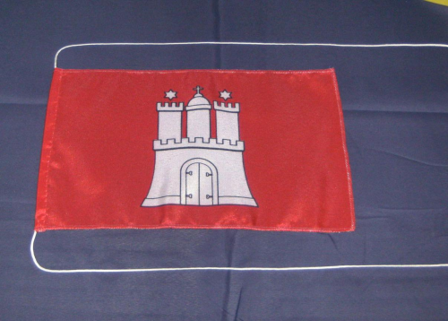 Tischflagge Hamburg 15 * 25 cm