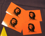 4 Aufkleber Che Guevara 8 x 5 cm
