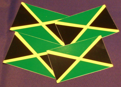 4 Aufkleber Jamaika 8 x 5 cm