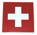 Kühlschrankmagnet Schweiz 8 * 8 cm