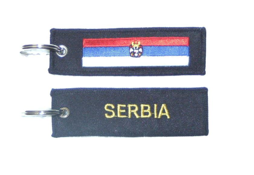 Schlüsselanhänger Serbien