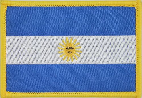 Argentinien  Flaggenaufnäher