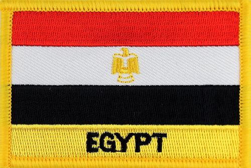 Ägypten Flaggenpatch mit Ländername