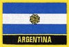 Argentinien  Flaggenpatch mit Ländername