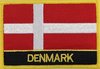 Dänemark  Flaggenpatch mit Ländernamen