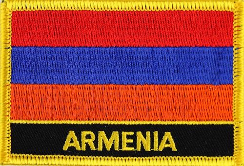 Armenien Flaggenpatch mit Ländername