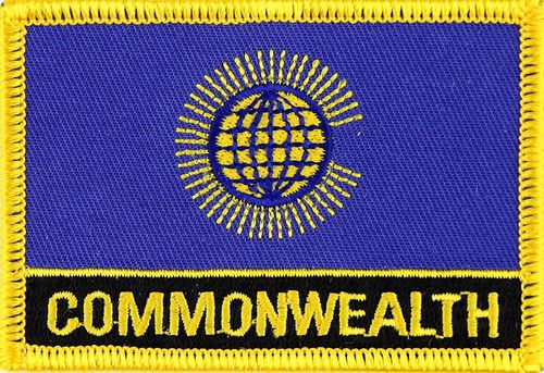 Commonwealth Flaggenpatch mit Ländername
