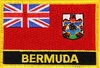 Bermuda Flaggenpatch mit Ländername