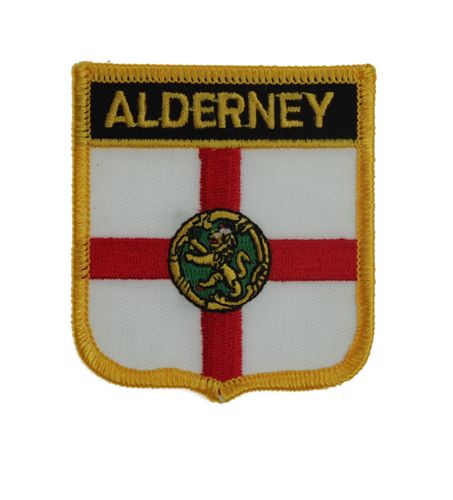 Alderney Wappenaufnäher