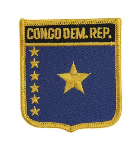 Kongo Demokratische Republik Wappenaufnäher