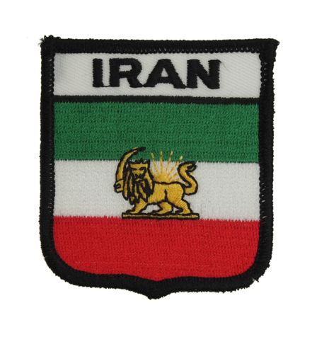 Iran mit Löwe  Wappenaufnäher