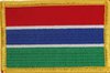 Gambia Flaggenaufnäher