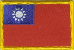 Taiwan Flaggenaufnäher