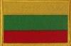 Litauen Flaggenaufnäher