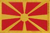 Mazedonien Flaggenaufnäher