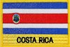 Costa Rica Flaggenpatch mit Ländername