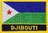 Dschibuti Flaggenpatch mit Ländername