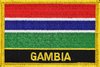 Gambia Flaggenpatch mit Ländername