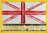 Großbritannien Flaggenpatch mit Ländername