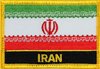 Iran Flaggenpatch mit Ländername