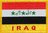 Irak  Flaggenpatch mit Ländername