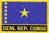 Demokratische Republik Kongo Flaggenpatch mit Ländername