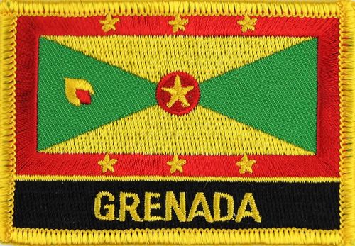 Grenada Flaggenpatch mit Ländername