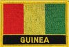 Guinea Flaggenpatch mit Ländername