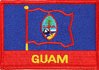 Guam Flaggenpatch mit Ländername